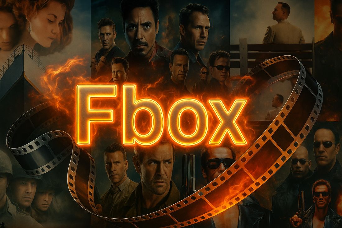 Fbox free HD movies and TV shows streaming platform interface